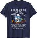 Funny Owl Night Shift Phlebotomist Scrub Nurses Day T-Shirt - Navy Blue