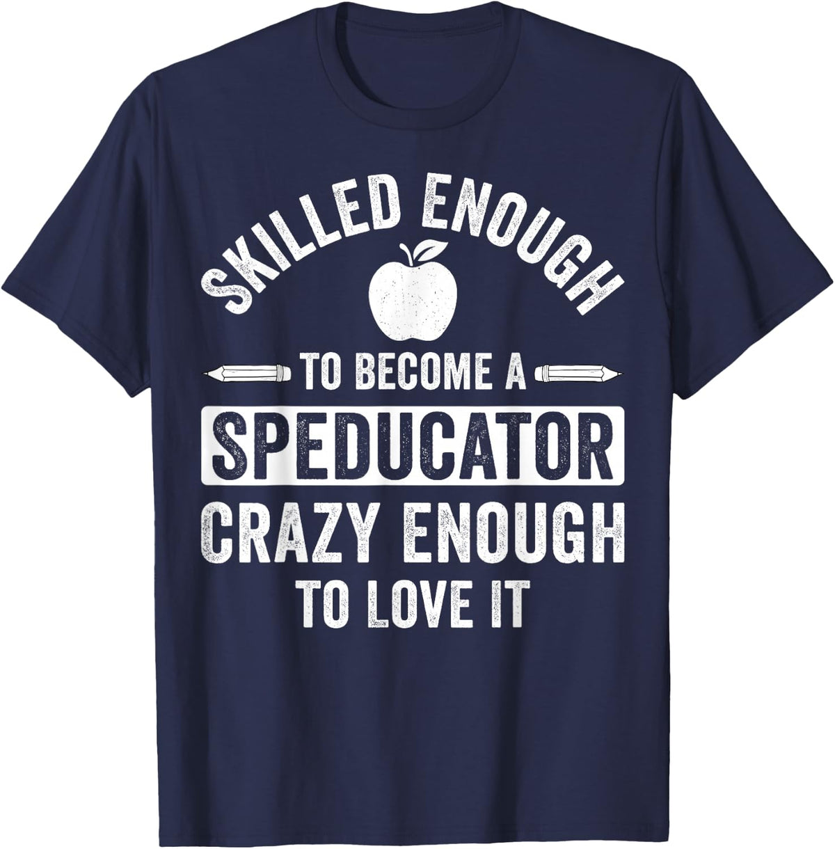 SPED Teacher in Progress Please Wait - Special SPED Squad T-Shirt - Navy Blue