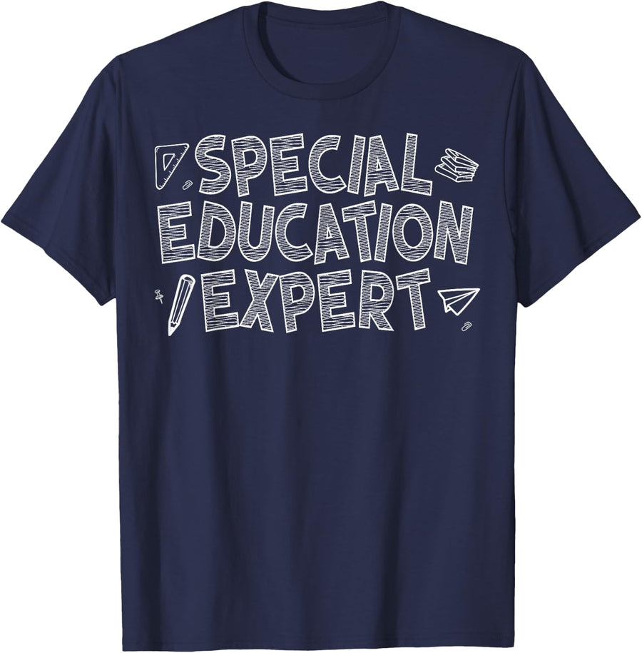Special Education Expert - SPED Special Education Teacher T-Shirt - Navy Blue