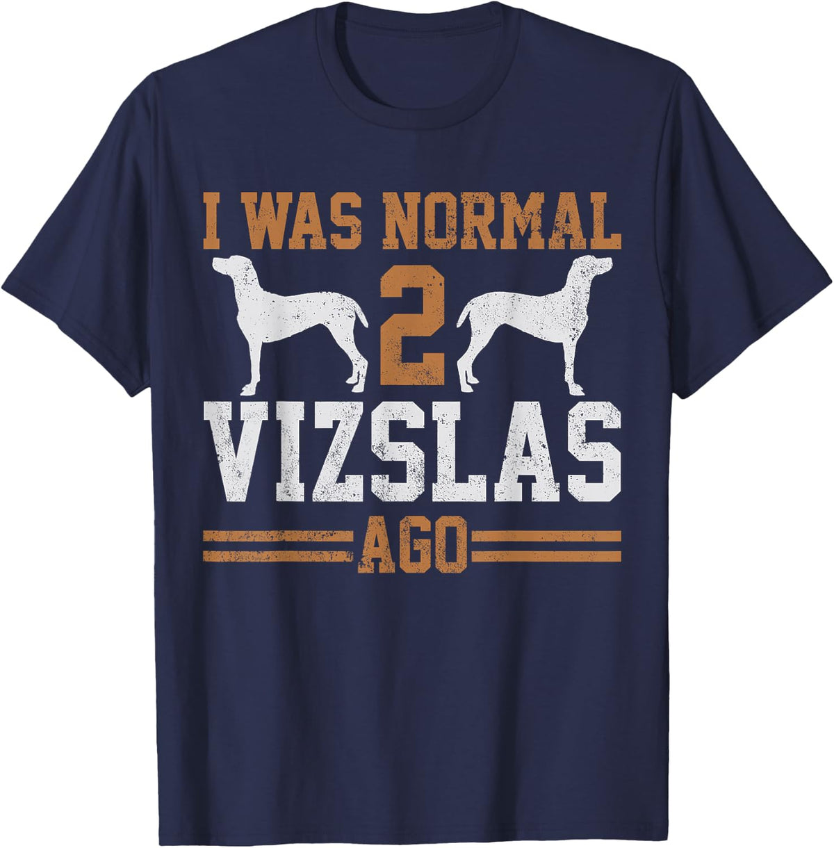 Vizsla Dog T-Shirt - Navy Blue