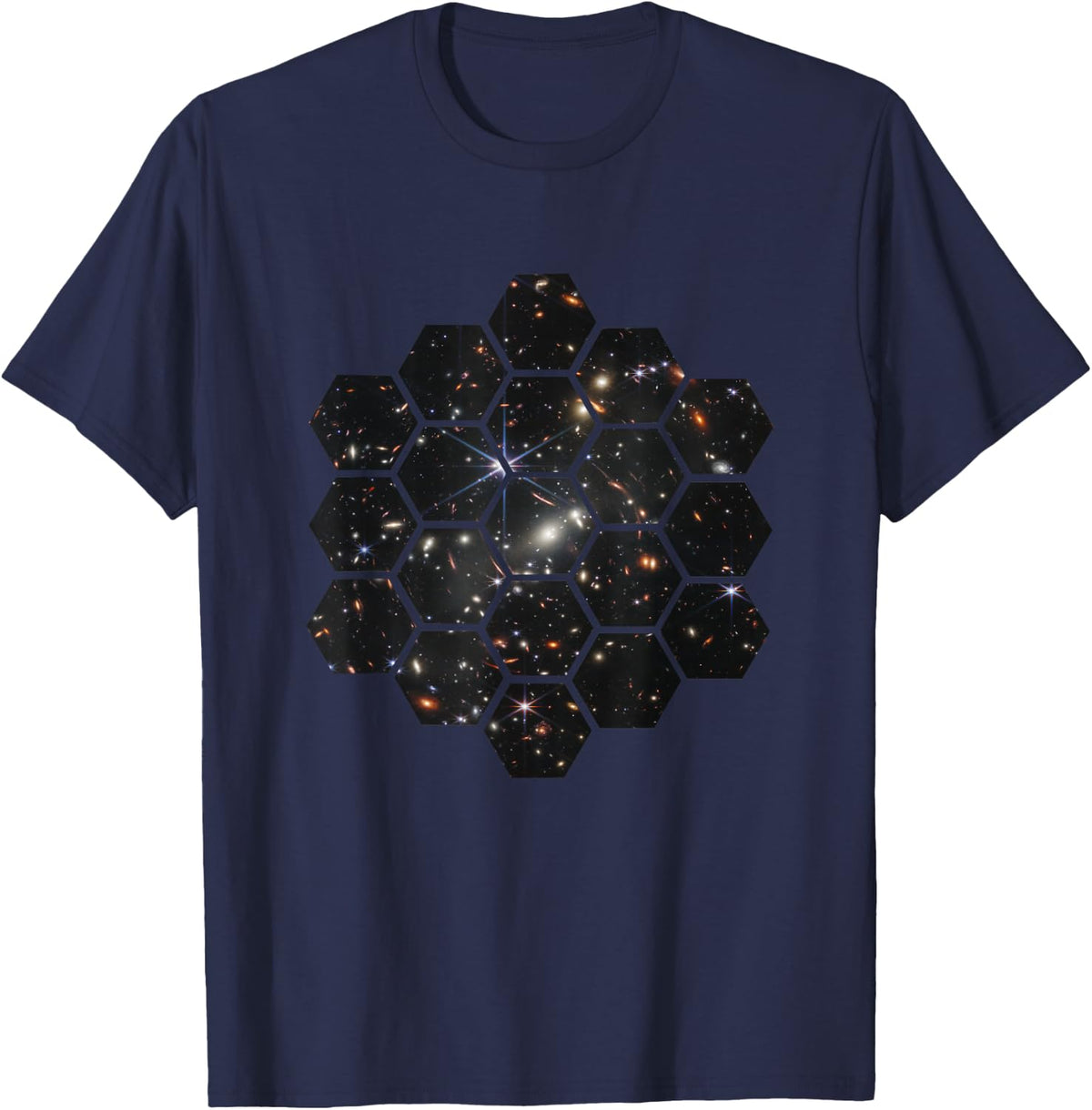 Webb Space Telescope Webb’s First Deep Field SMACS 0723 JWST T-Shirt - Navy Blue