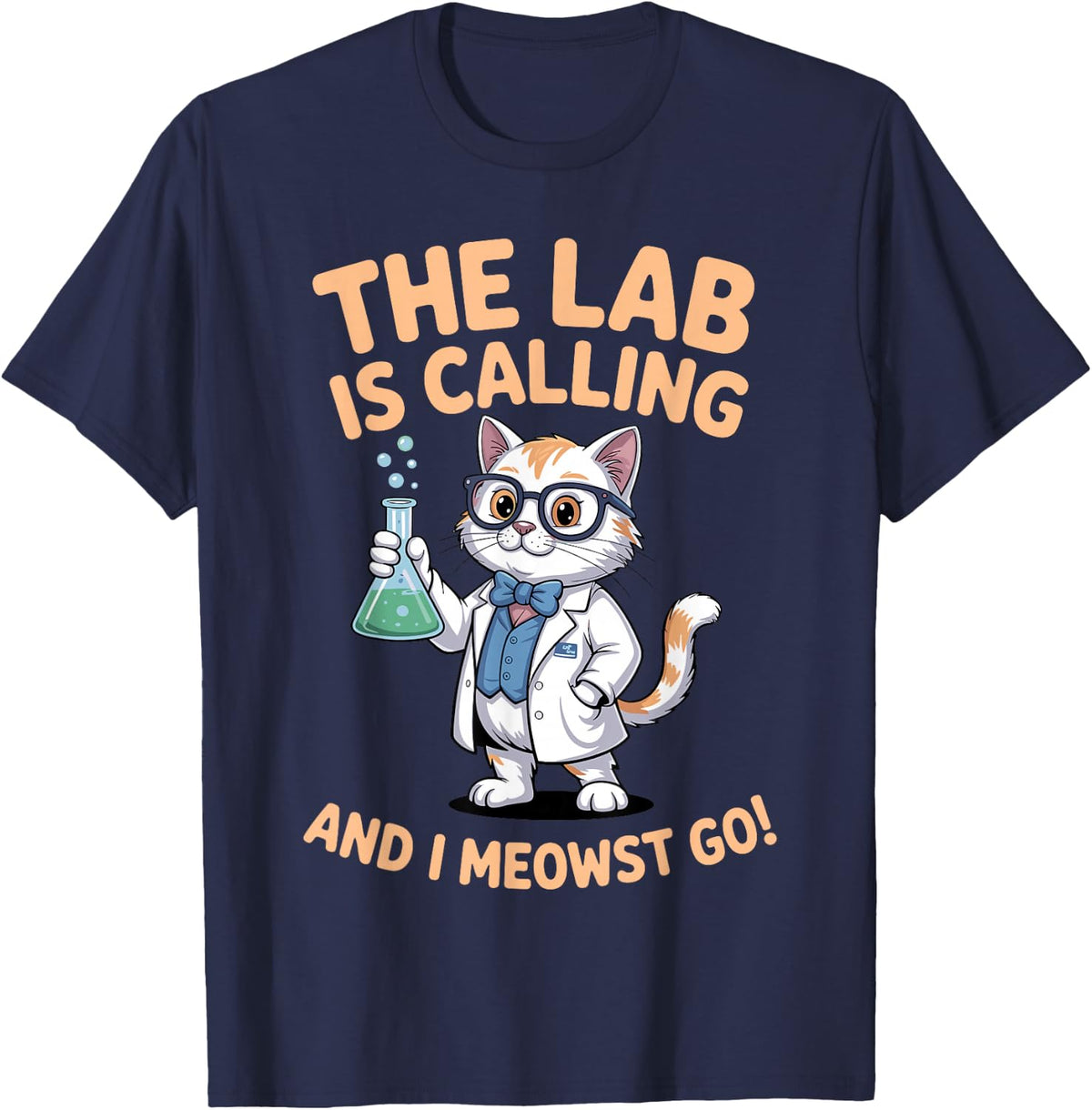 Cool Chemist Art for Men Women Chemistry Science Chemist T-Shirt - Navy Blue