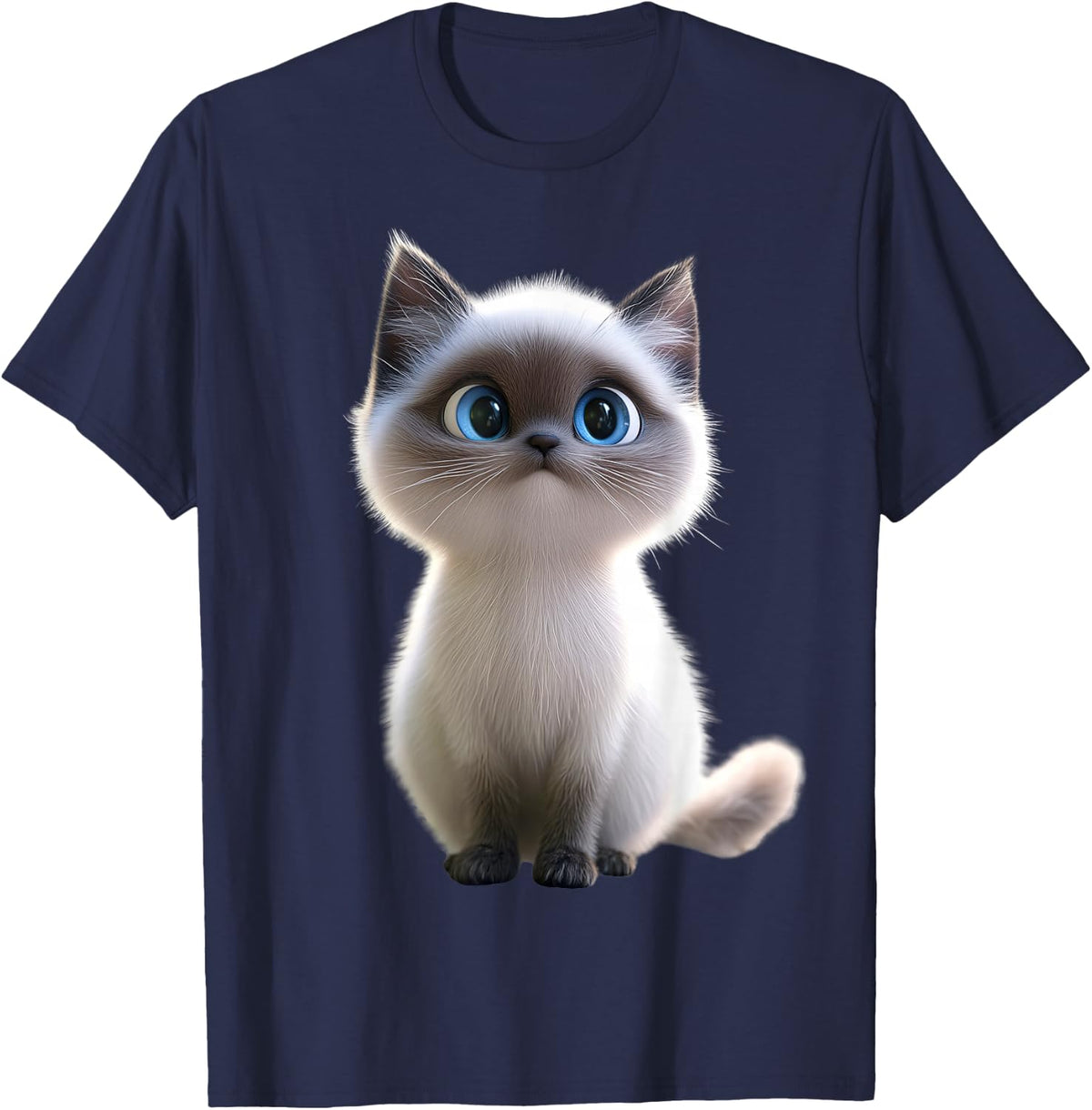 Ragdoll Cat Cat Mom Kitten Meow Cute Ragdoll Cats T-Shirt - Navy Blue