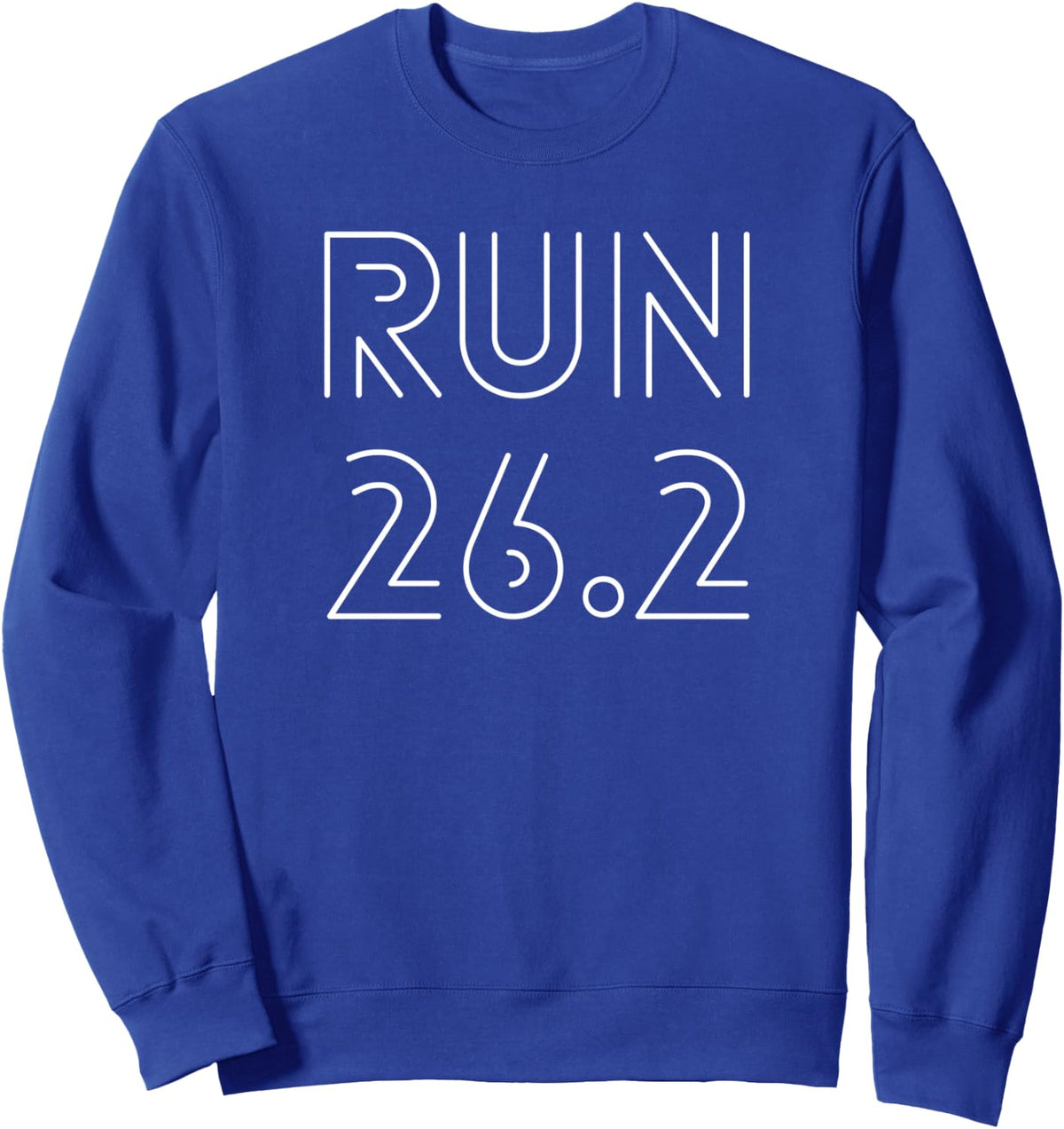 Run Marathon 26.2 Sweatshirt - Adult Unisex Royal Blue