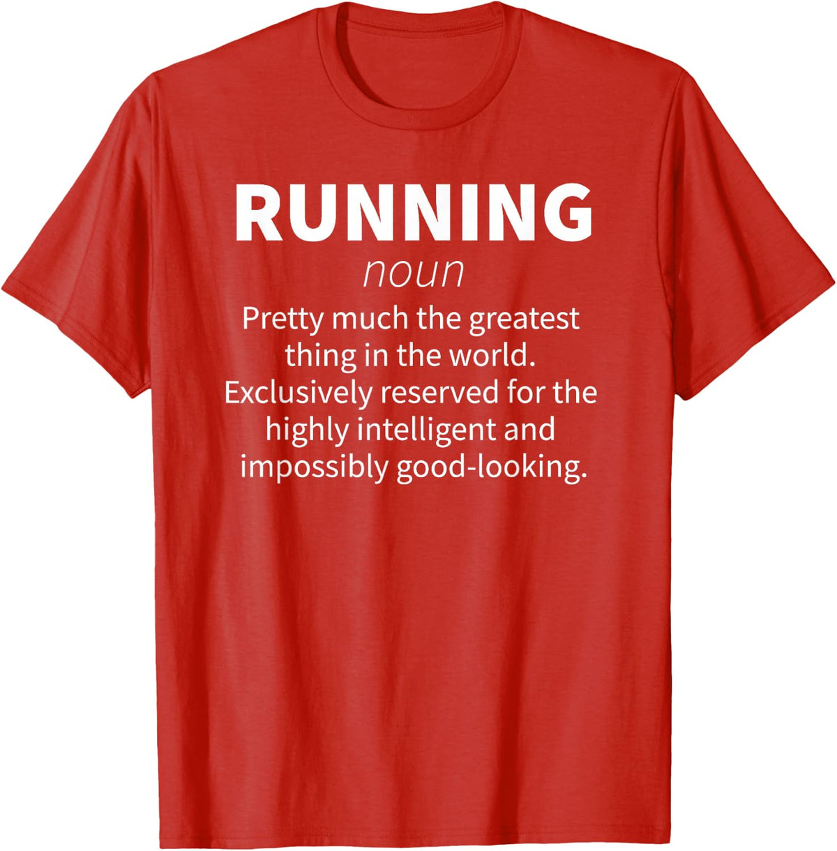 Funny Running Shirt Definition Tee Marathon 5k Runner Gift T-Shirt for Men Women - Red
