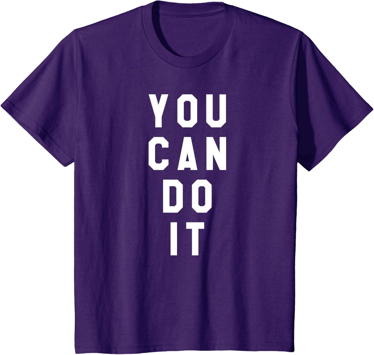 You Can Do It T-Shirt Marathon Watching Tee T-Shirt - Purple