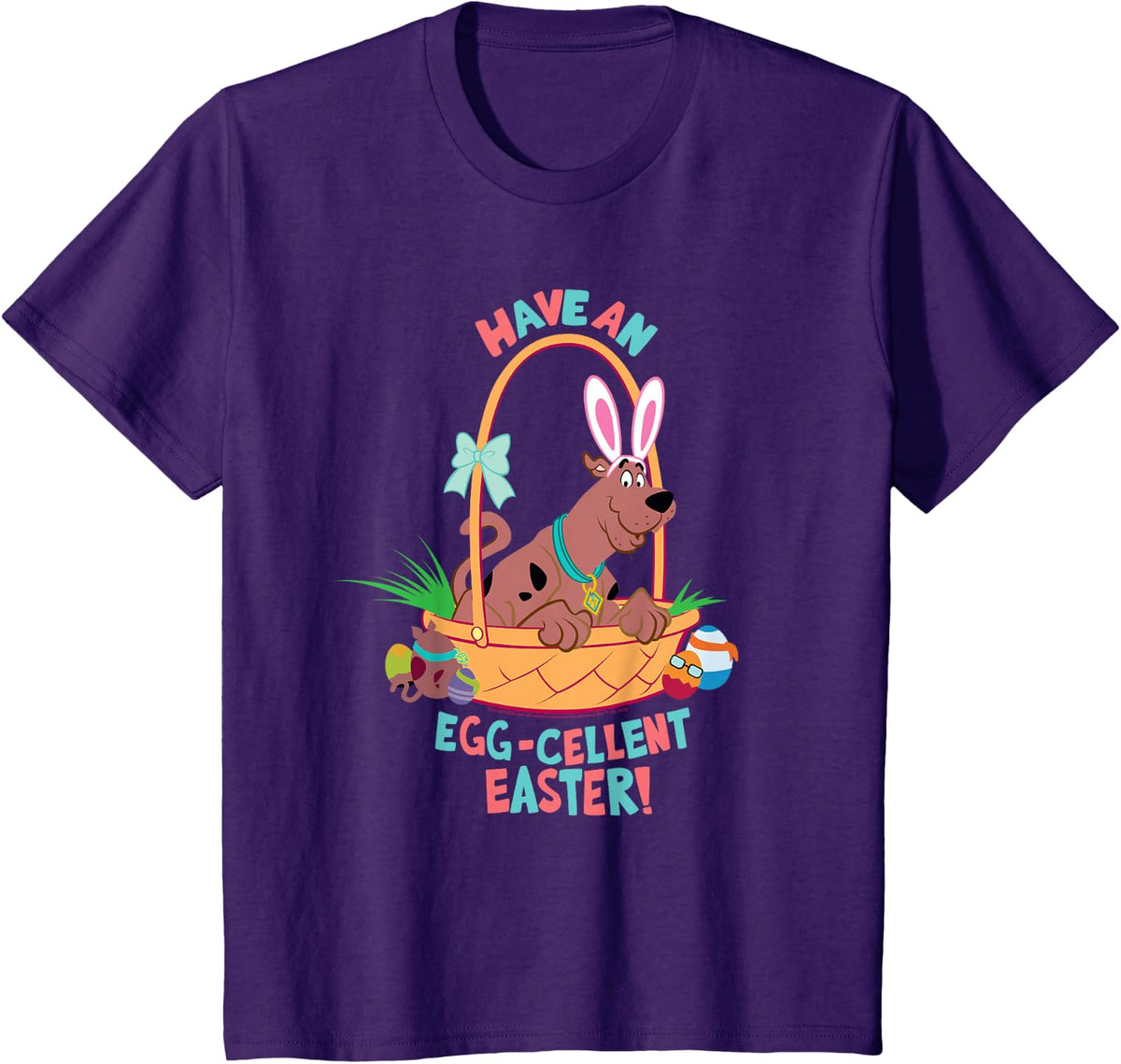 Scooby-Doo Have An Egg-Cellent Easter! T-Shirt - Purple