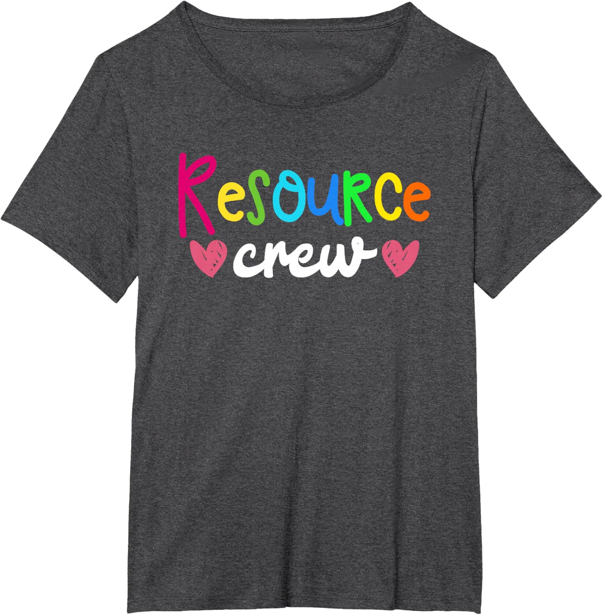 Resource Crew Special Education Teacher Special Ed Gift T-Shirt - Dark Heather Grey
