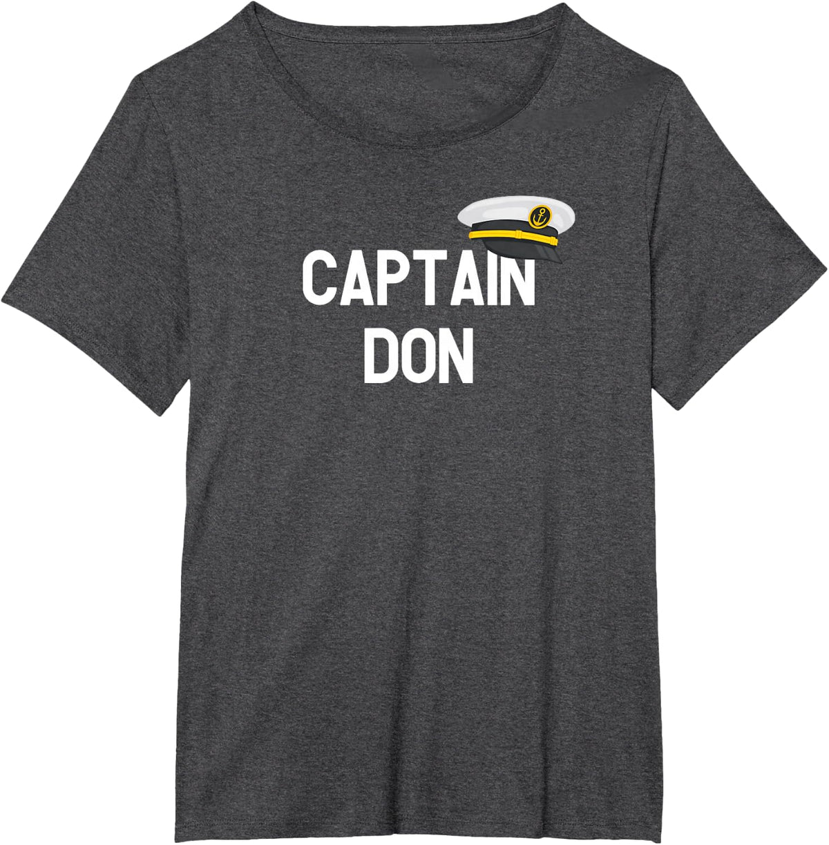 Captain Don - First Name Gift T-Shirt - Dark Heather Grey