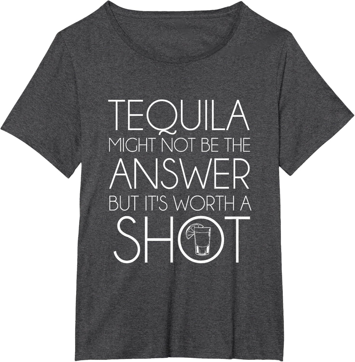Mis Amigos Funny Salt Lime Tacos and Tequila T-Shirt Tee for Men Women - Dark Heather Grey