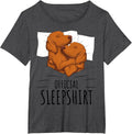 Vizsla Dog Lover Official Sleepshirt T-Shirt - Dark Heather Grey