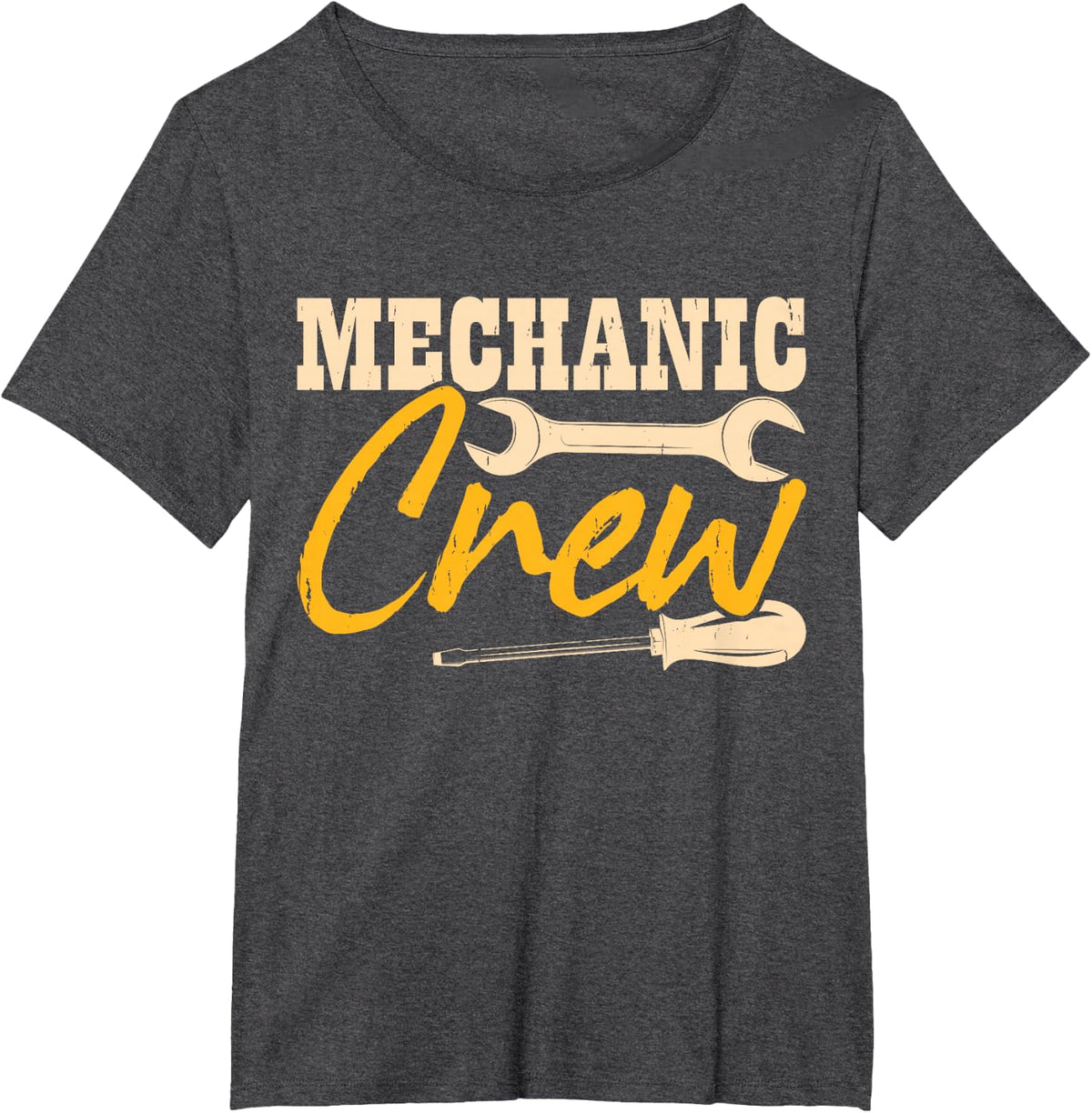 Mechanic Crew T-Shirt - Dark Heather Grey