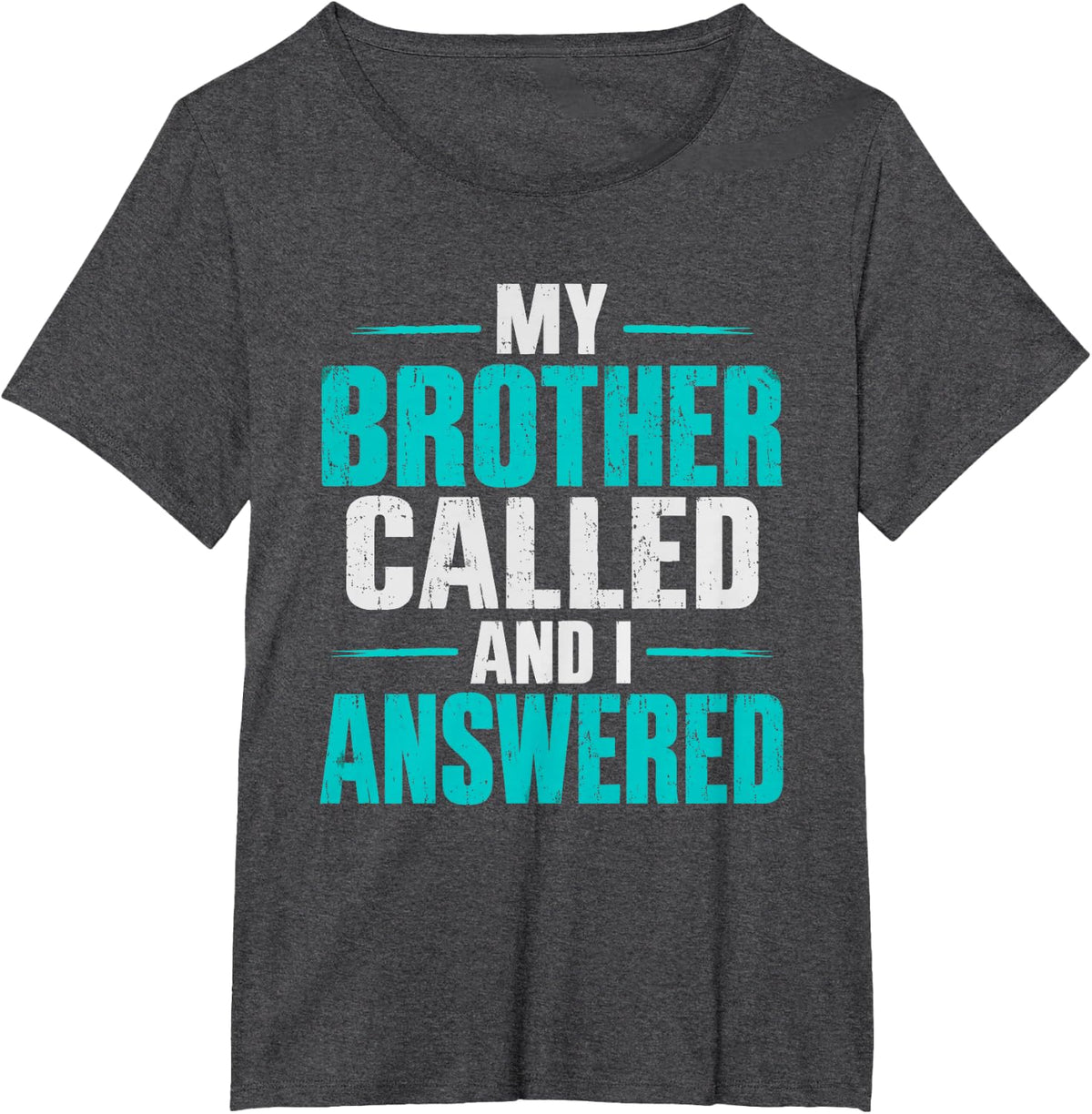 Prevention Brother Mental Health Crisis Support T-Shirt - Dark Heather Grey