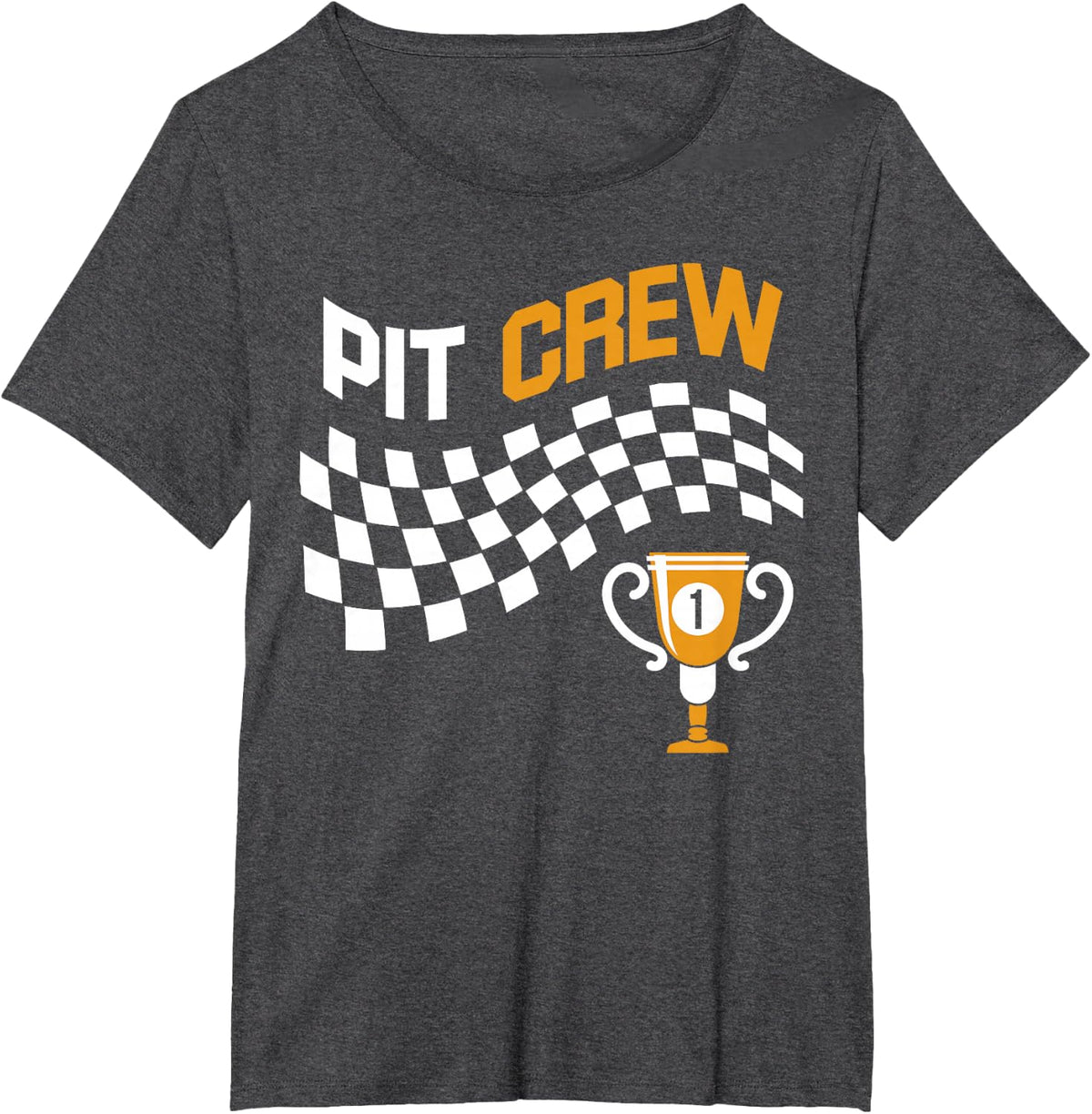 Pit Crew Raing design, Racing design, Race Car gift T-Shirt - Dark Heather Grey