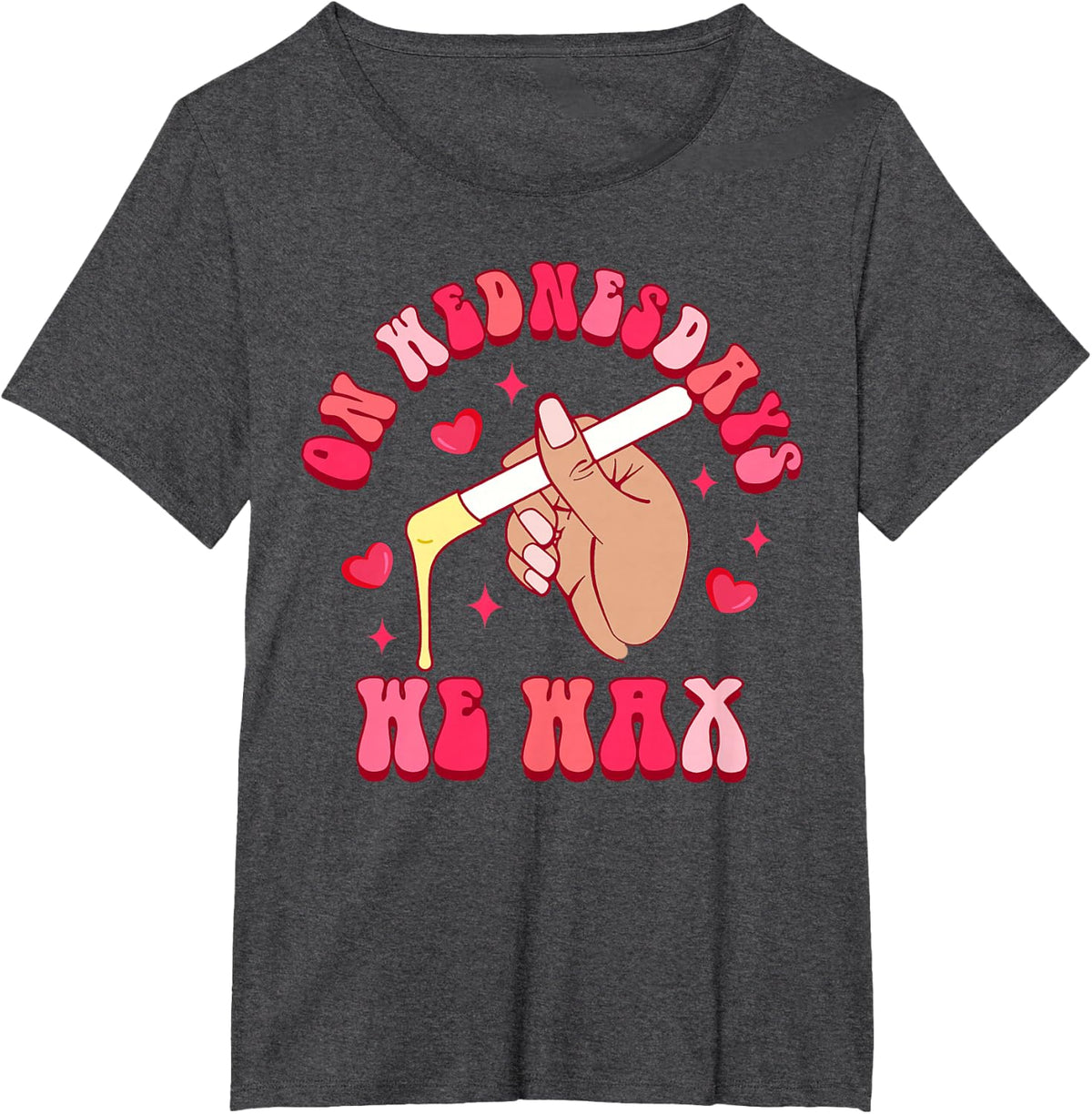 Wax Specialist Waxing I’d Wax That On Wednesday We Wax T-Shirt - Dark Heather Grey