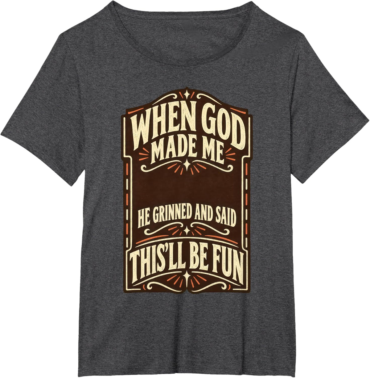 Sarcastic Humor and Everyday Irony T-Shirt - Dark Heather Grey