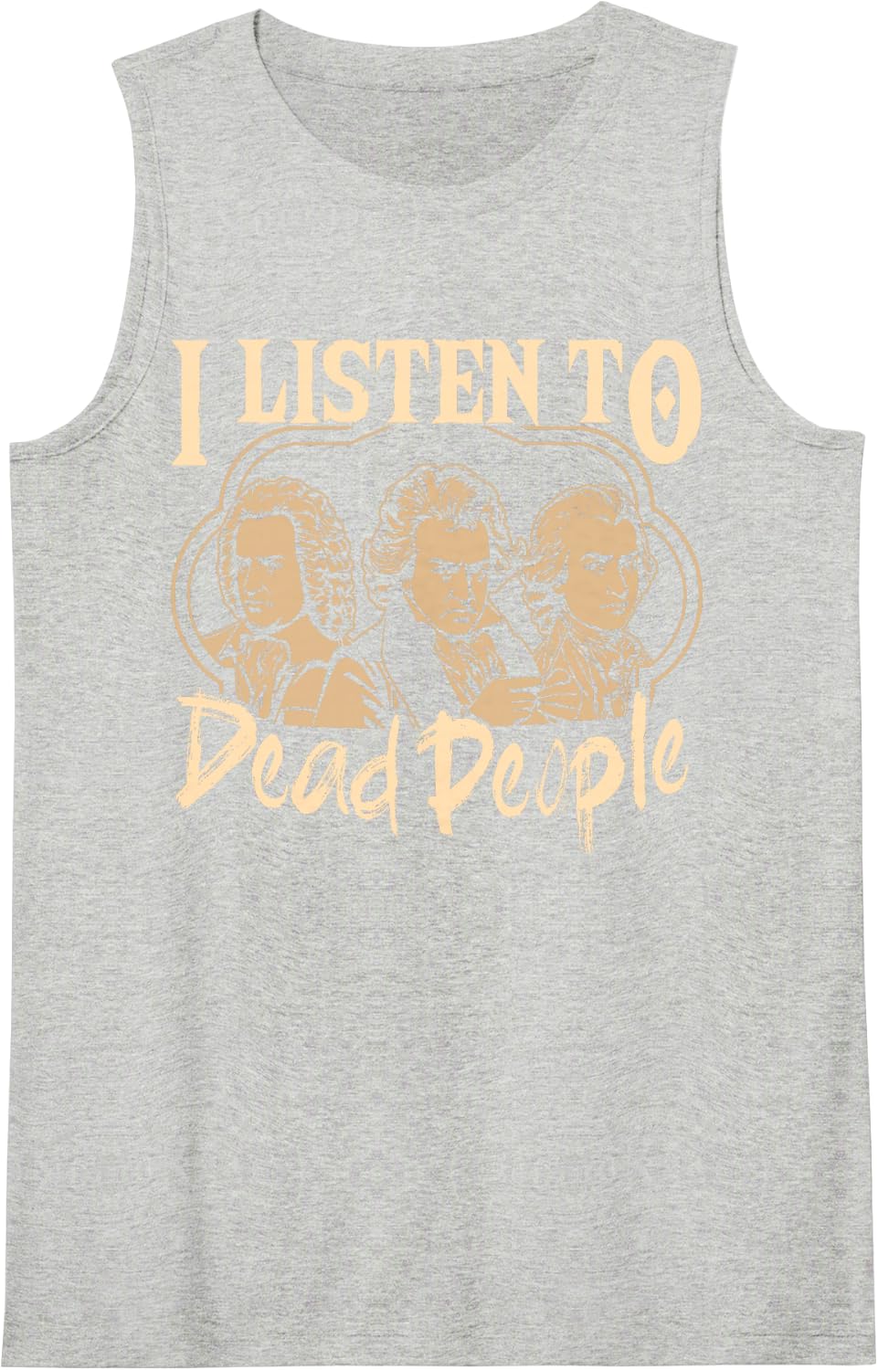 Classical Music Orchestra Composer Melody Player Instruments Tank Top - Heather Grey