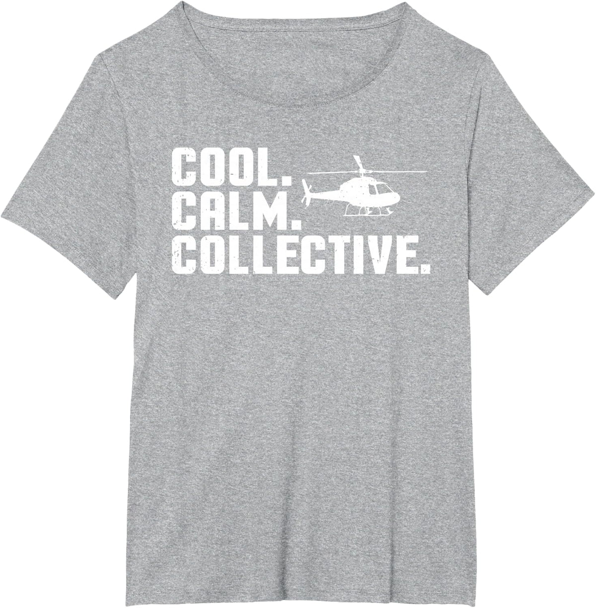 Funny Helicopter Pilot Art for Men Women Flying Helicopter T-Shirt - Heather Grey