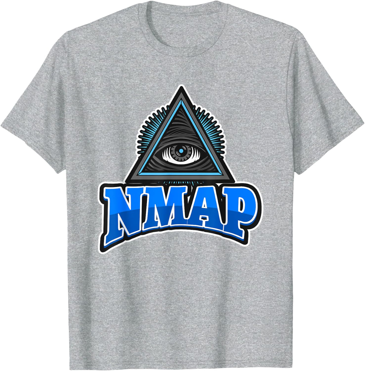 Cyber security - Nmap: the Network Mapper T-Shirt - Heather Grey