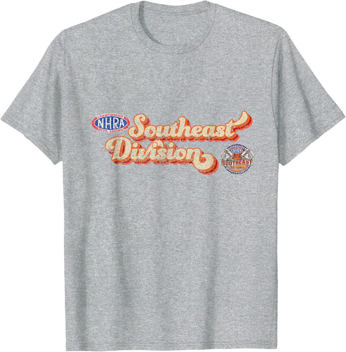 NHRA Southeast Division vintage T-Shirt - Heather Grey